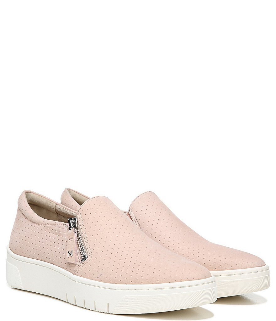 DKNY Eli Leather Logo Hardware Strap Loafers