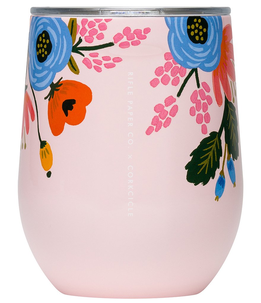 Corkcicle Rifle Paper Co. Stainless Steel Triple-Insulated Stemless Wine Cup