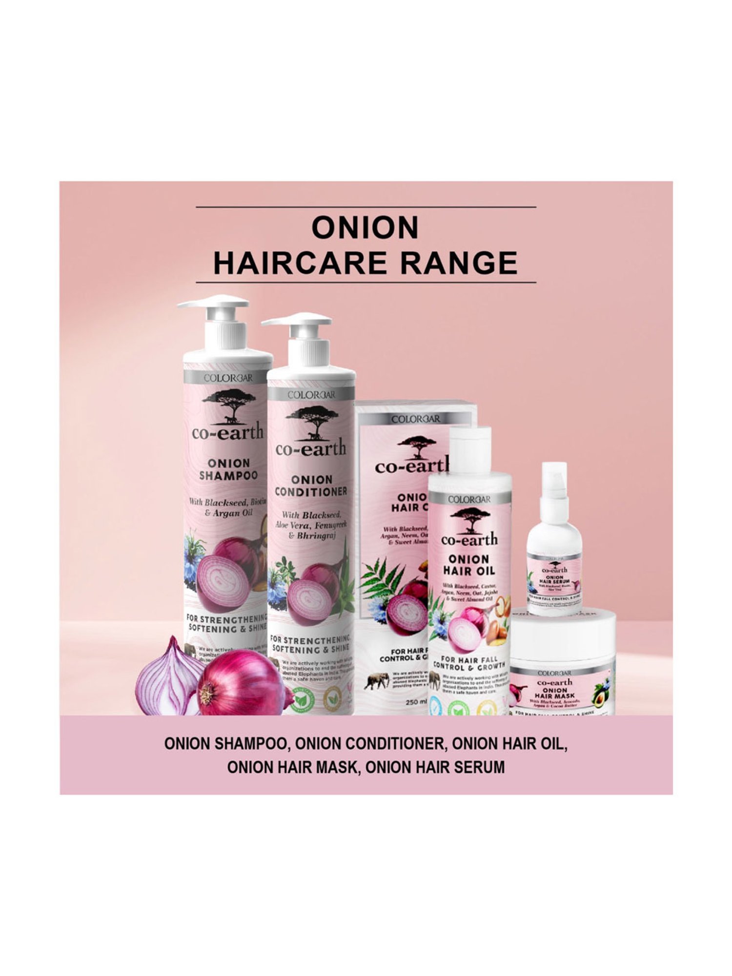 Colorbar Co-earth Onion Conditioner - 300 ml