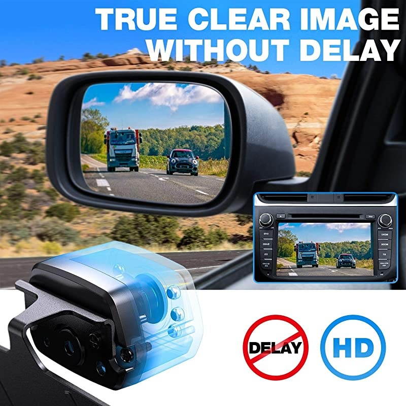 Backup Camera for Car Pickup Trucks SUVs Vans RVs License Plate Rearview Camera Night Vision IP69 Waterproof Wide ViewB01