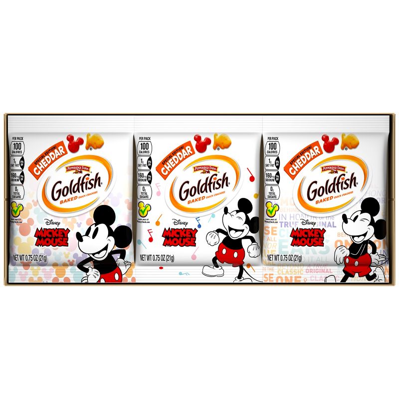 Pepperidge Farm Goldfish Mickey Mouse Baked Snack Crackers - .75oz/9ct