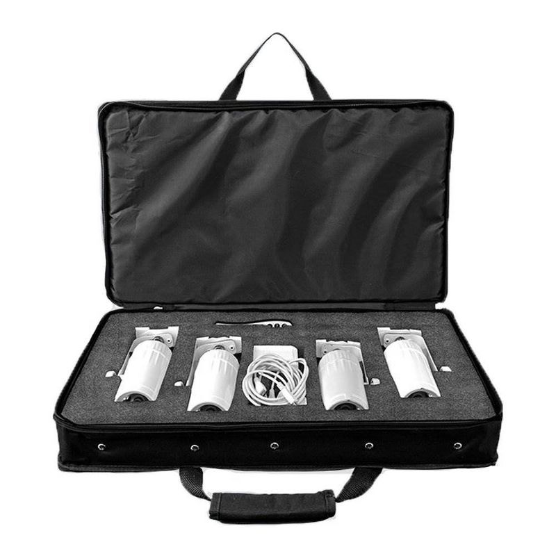 Chauvet DJ EZ Pin 4 Pack Battery Powered LED Spot Stage Lighting Unit, White