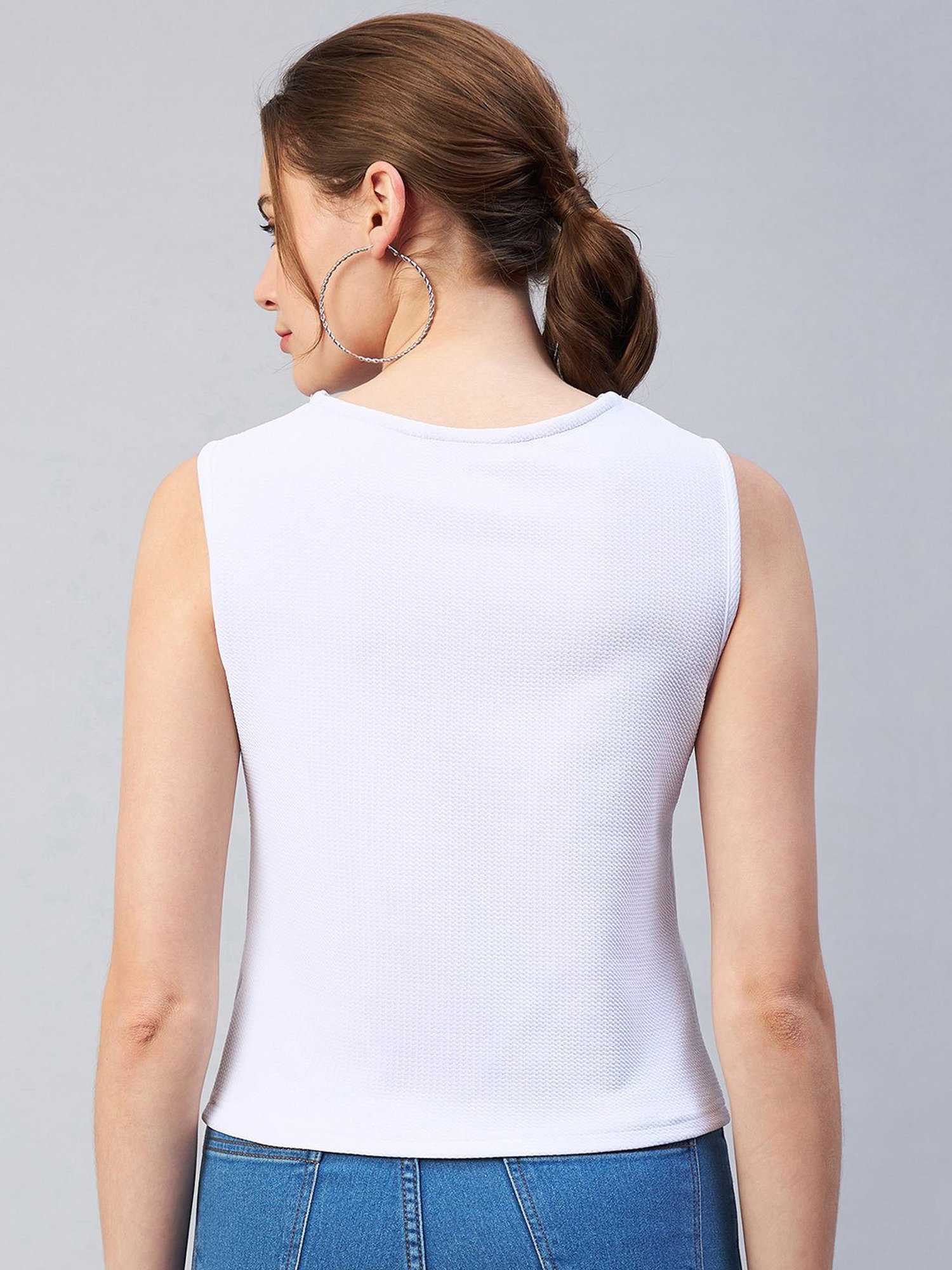 Marie Claire White Box Top