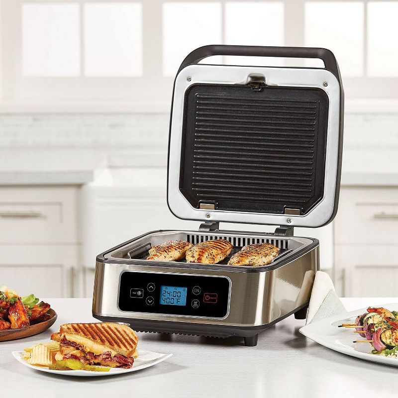 As Seen on TV Shaq Smokeless Grill and Press - Silver