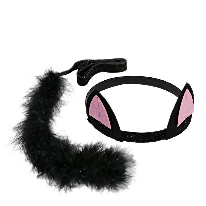 Meri Meri - Black Cat Dress Up Kit - Costume Accessory Set - 1ct