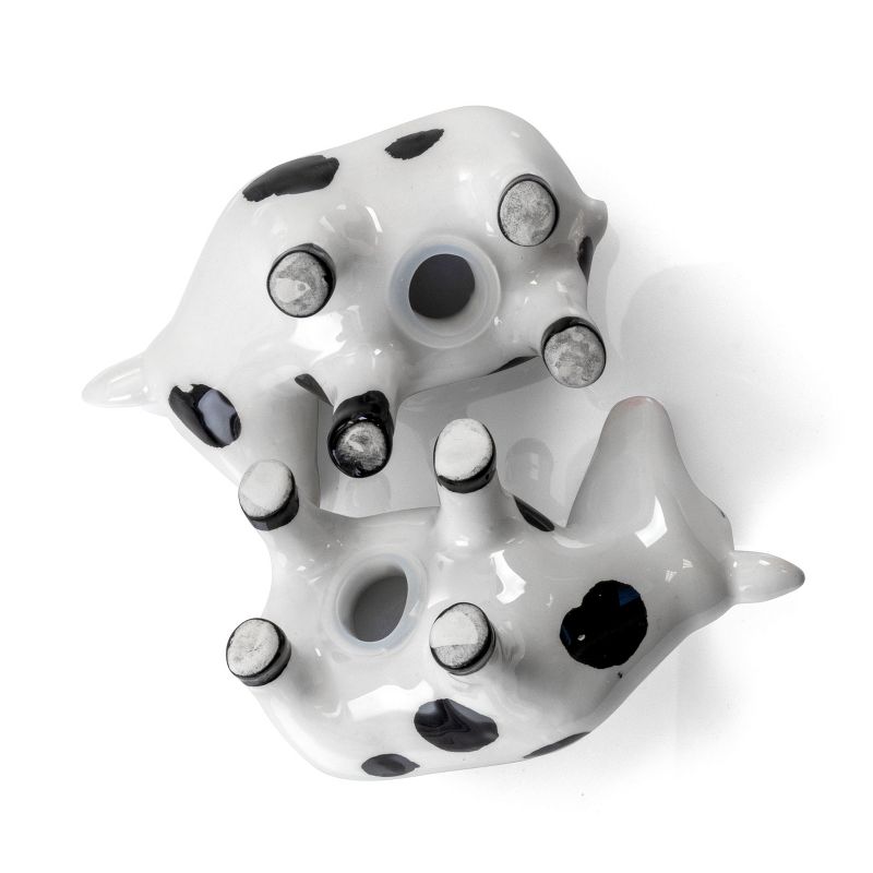 Gibson Urban Market For Your Happy Place 2 Piece Salt and Pepper Shaker Cow Set