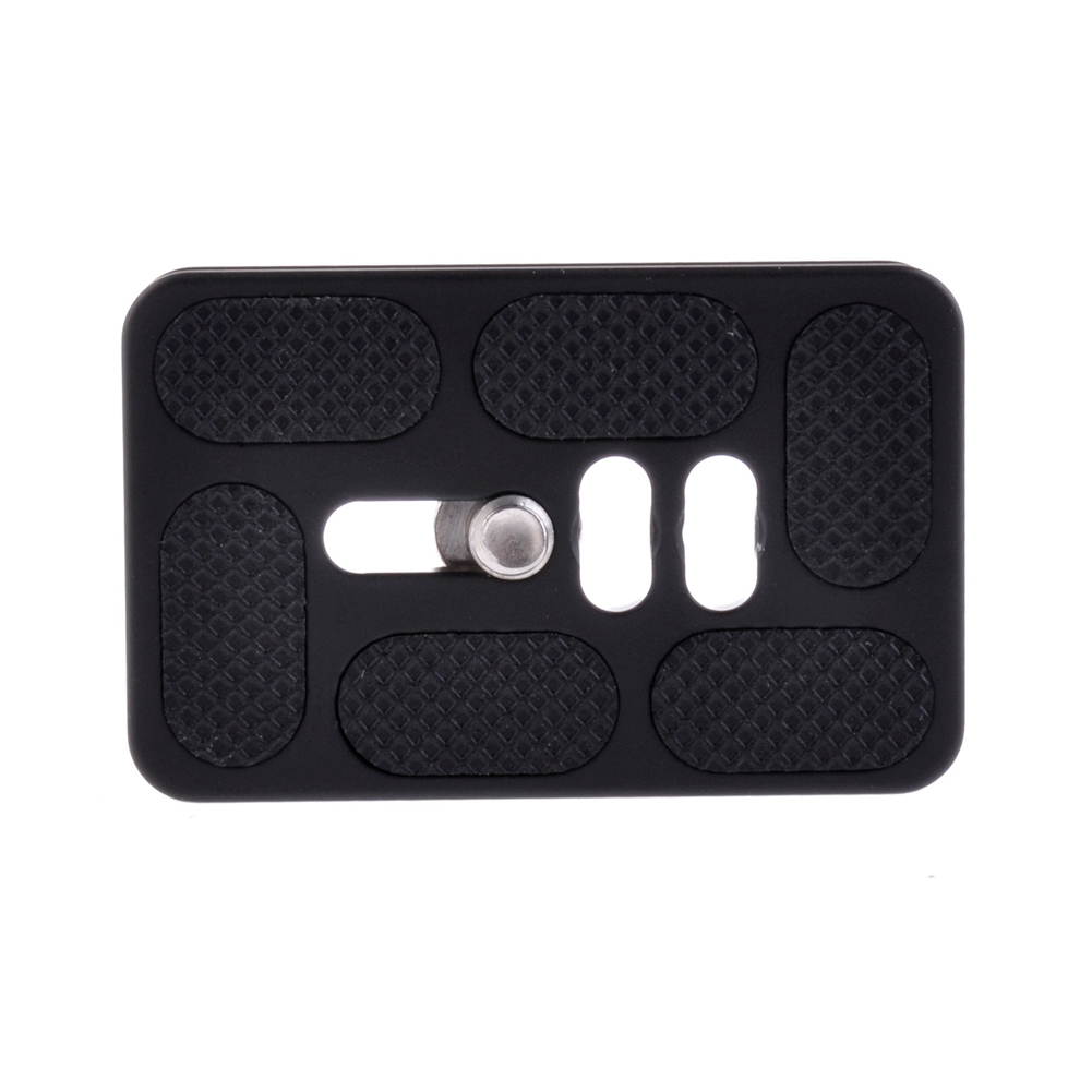 Neewer PU60 Universal Black Quick Release Plate for Tripod Ball Head Compatible with Arca, RRS, Manfrotto, Gitzo, Benro Clamps