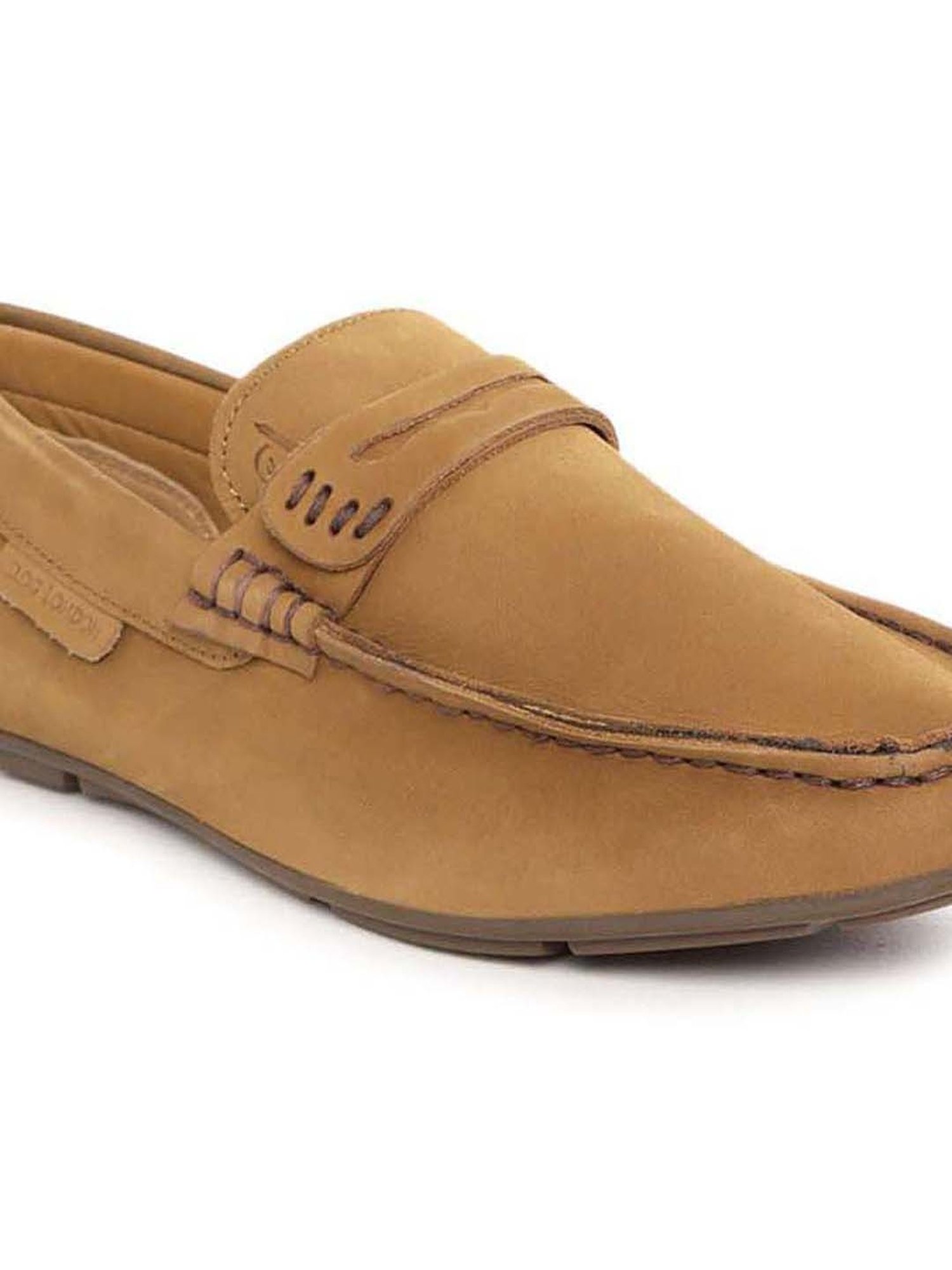 Clog London Men's Tan Casual Loafers