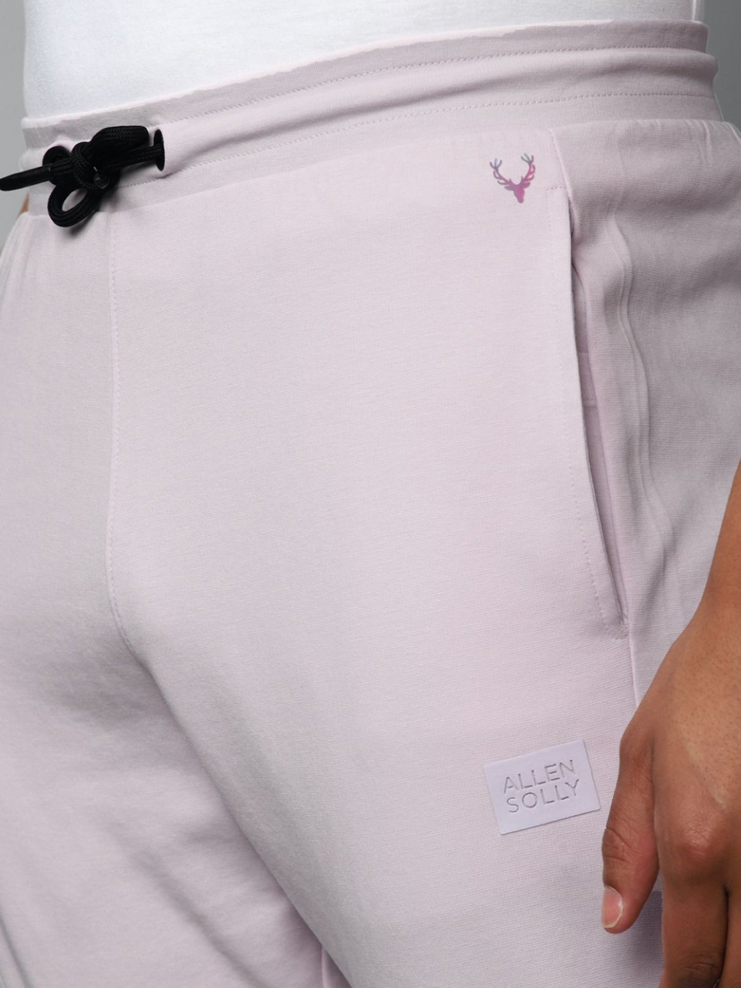 Tribe by Allen Solly Purple Cotton Regular Fit Joggers