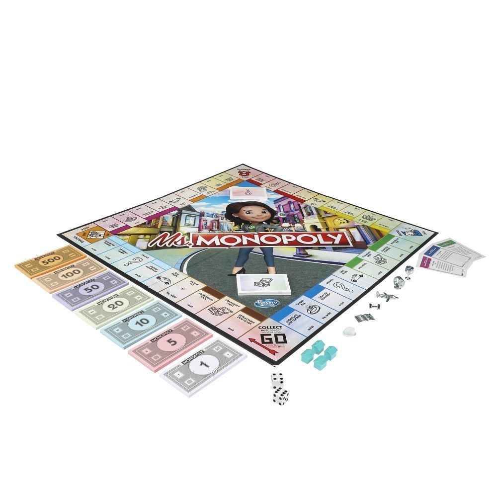 Hasbro,  Ms Monopoly Board Game