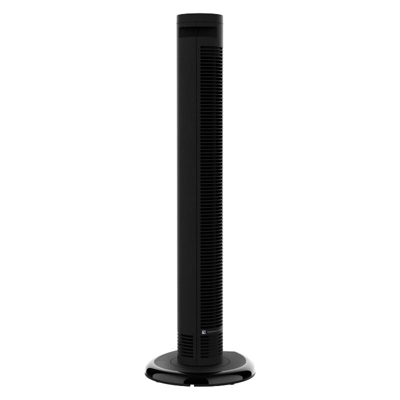 Sharper Image Rise 40 Tower Oscillating Fan Black