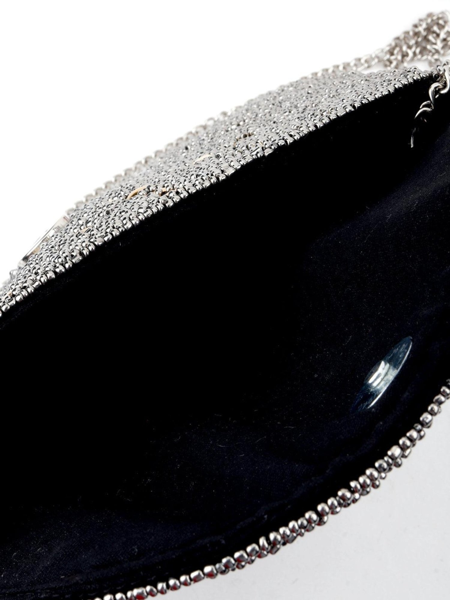 Odette Silver & Gold Embellished Sling Handbag