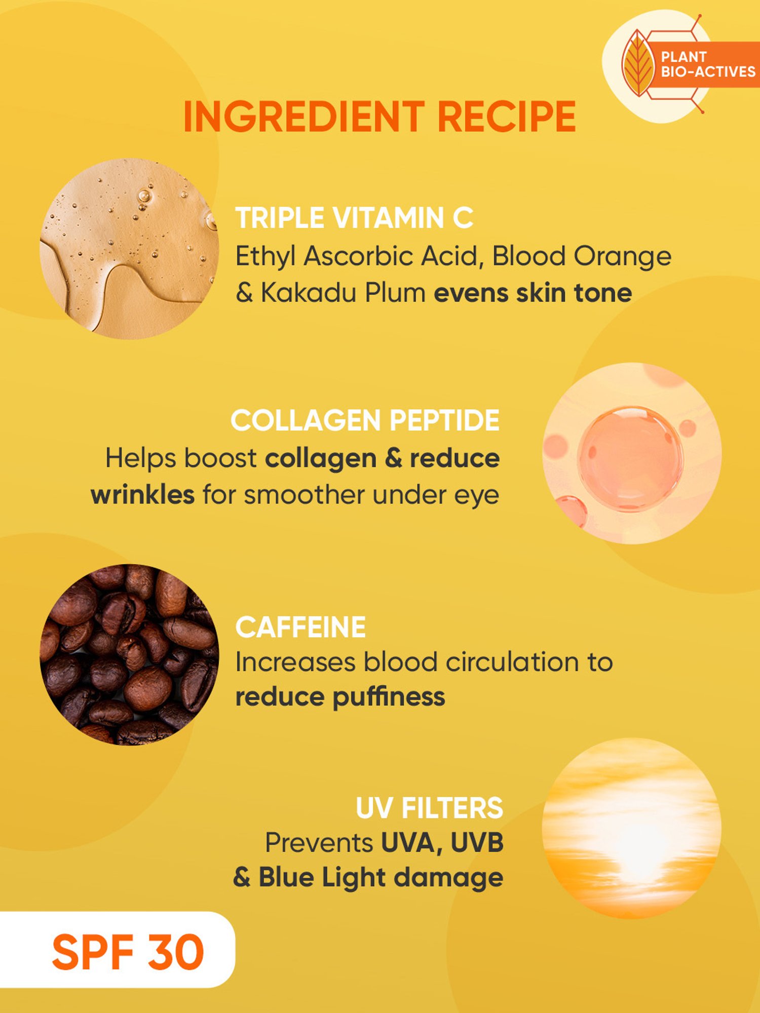 Dot & Key Vitamin C + E Super Bright Eye Cream SPF 30 - 20 ml