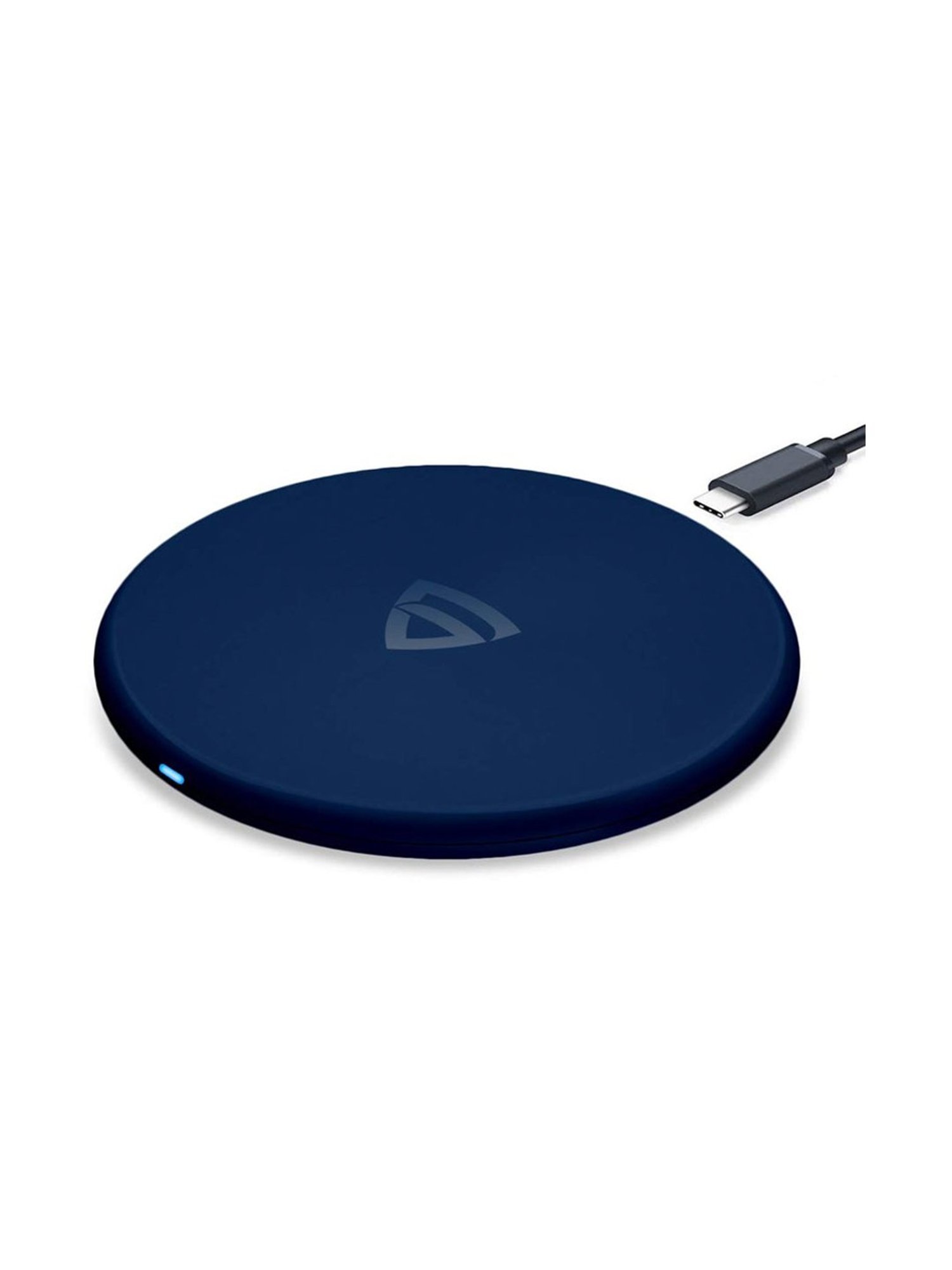 RAEGR Arc 400 Qi Certified Type-C PD 10W / 7.5W / 5W Wireless Charger / Charging Pad - (Blue)