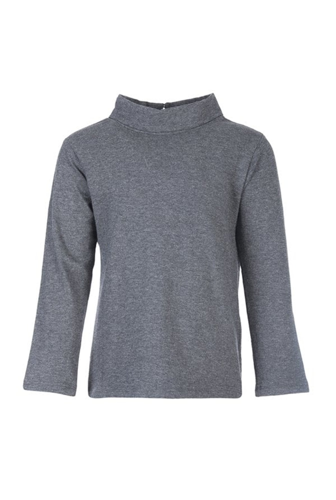 A Little Fable Kids Grey Full Sleeves Skivvy T-Shirt