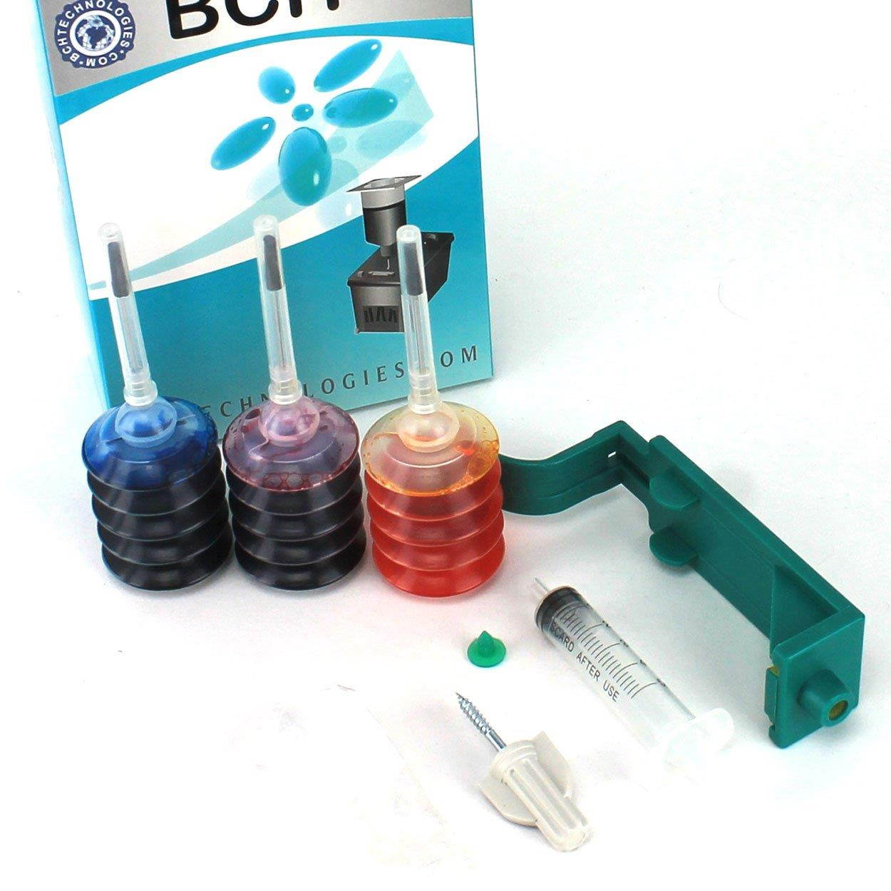 BCH Ink Refill Kit for HP 40 Color Cartridges (51640C, 51640M, 51640Y) H1040C