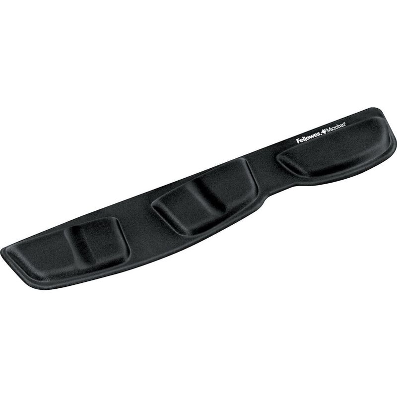 Fellowes Memory Foam Keyboard Palm Support 13 3/4 x 3 3/8 Black 9182801