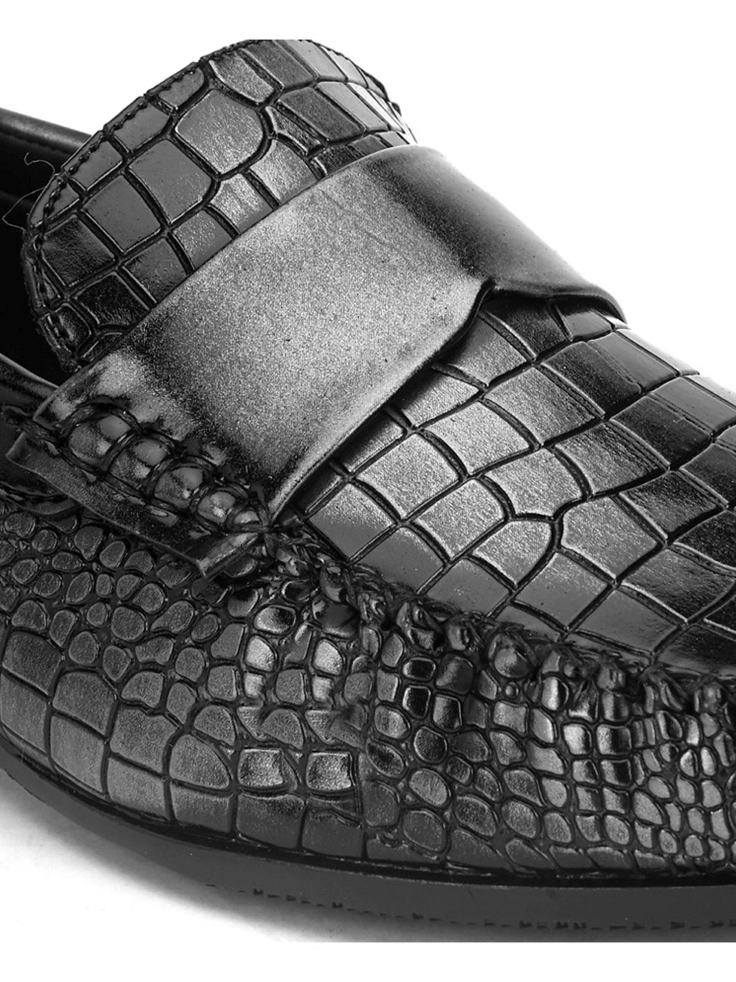 San Frissco Men's Silver Casual Loafers