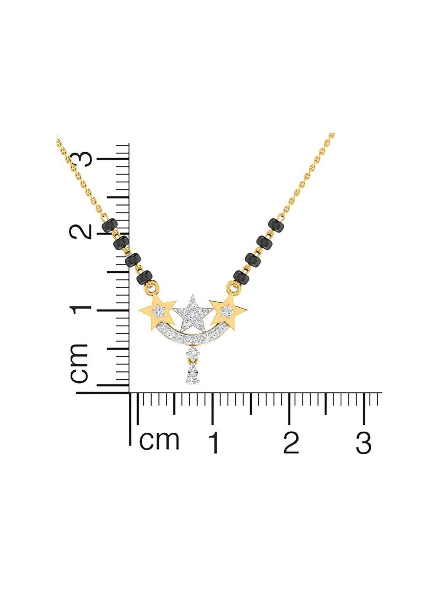 Waman Hari Pethe Jewellers 18k Gold & Diamond Mangalsutra for Women