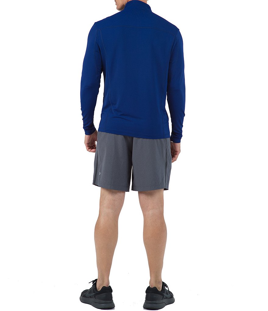 IBKUL Long-Sleeve UPF Mockneck Pullover
