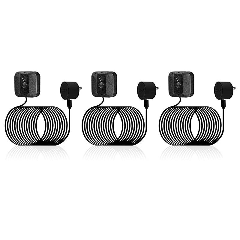 Weatherproof Power Cable Compatible with Blink Outdoor, Blink XT2/XT, Outdoor Charging Cable with Power Adapter,Continuous Power Supply(26ft)