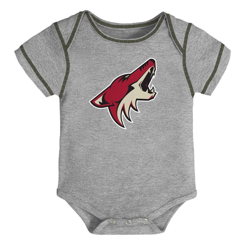 NHL Arizona Coyotes Boys' Game Winner 3pk Body Suit Set - 18M