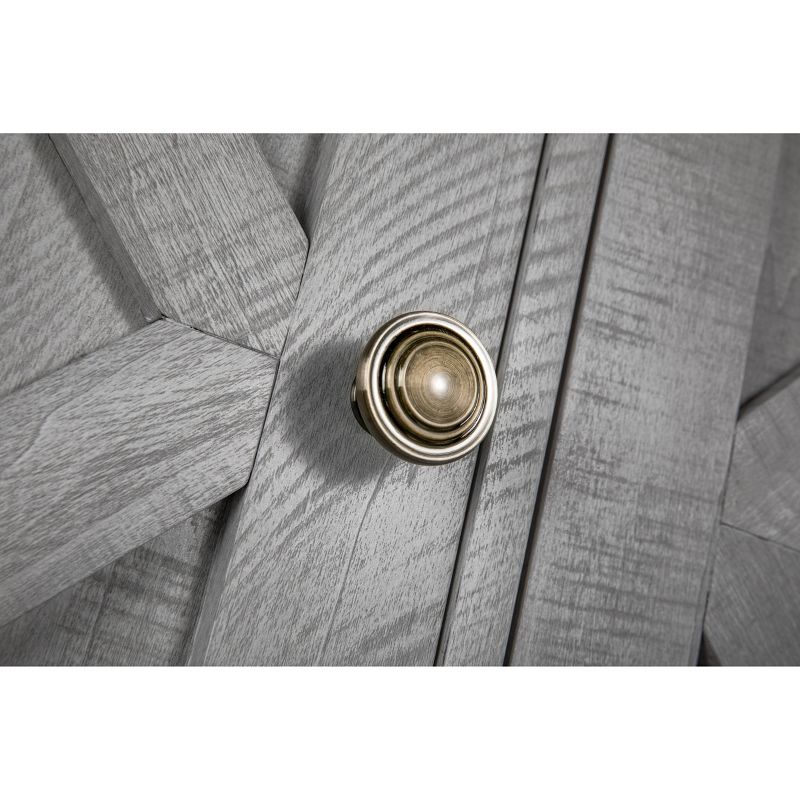 48" TV Stand For TVs up to 53" Saw Cut Off White - Home Essentials