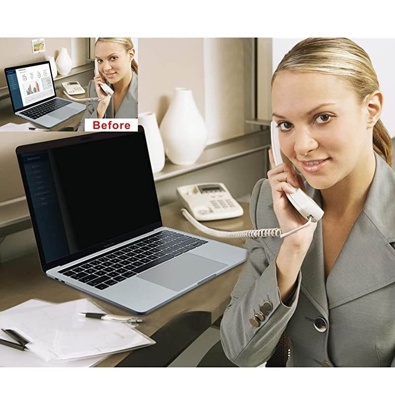 25 Inch Computer Privacy Filter for 25quot Widescreen Monitor169 Aspect Ratio Screen Protector Film for Data Confidentiality AntiSpy AntiBlue Light AntiGlare FussFree Installation