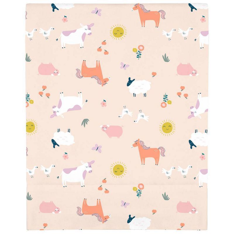 Carter's Sunny Farms Super Soft Fitted Crib Sheet