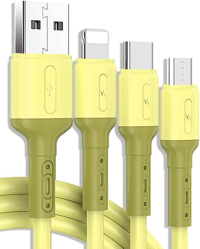 EVERY-BOBO Multi Charger Cable 1.2m 3 in 1 Multiple USB Cable Connector USB Multiple Charg