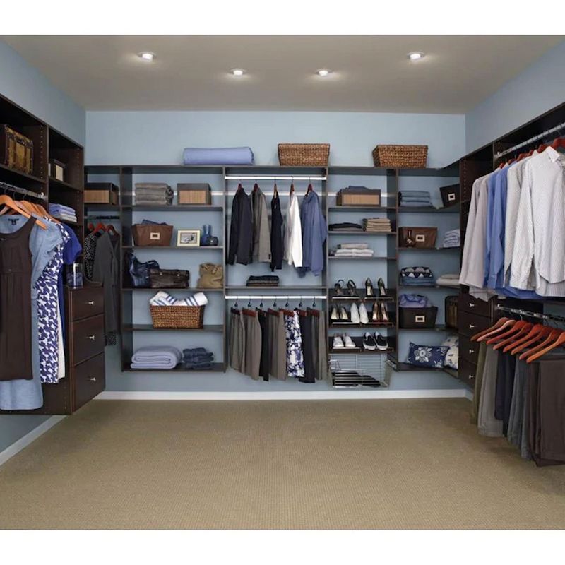 Home Basics Storage Closet with Shelving