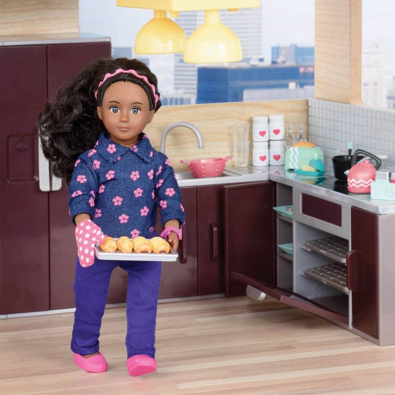 Lori - Baking Set for 6" Mini Dolls - Mix & Bake