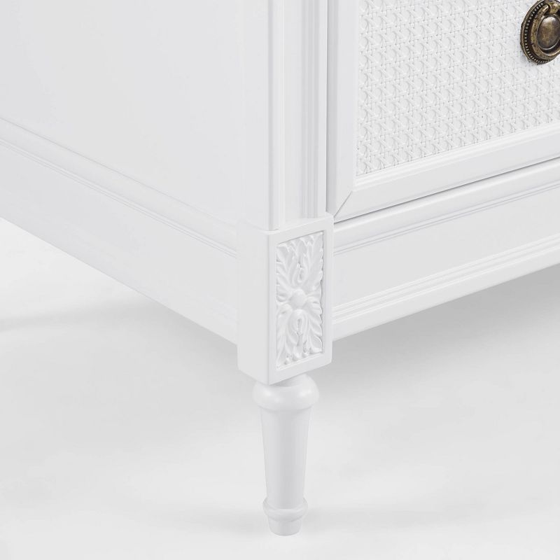 Delta Children Madeline 4 Drawer Dresser with Changing Top - Bianca White