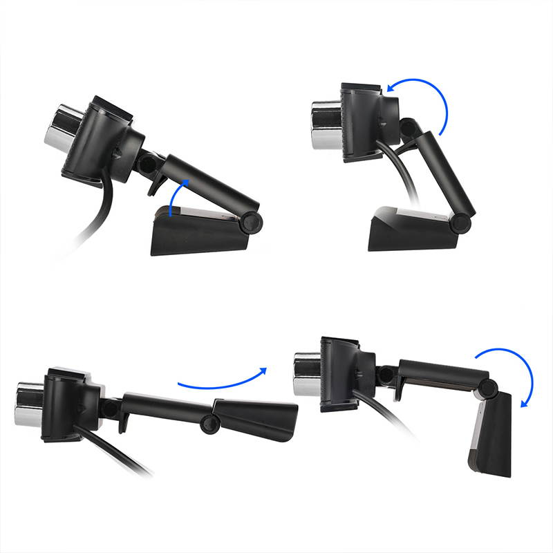 Rotatable HD 1080P Webcam PC Laptop Notebook Desktop Digital USB 2.0 Camera Video Recording with Microphone