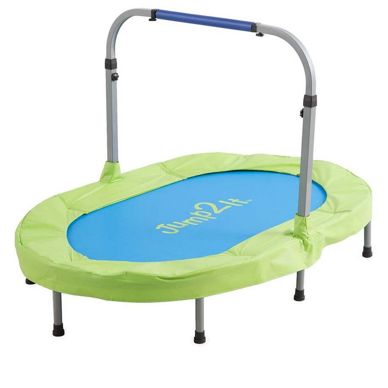 HearthSong Jump2It Indoor Trampoline with Adjustable and Folding Handle