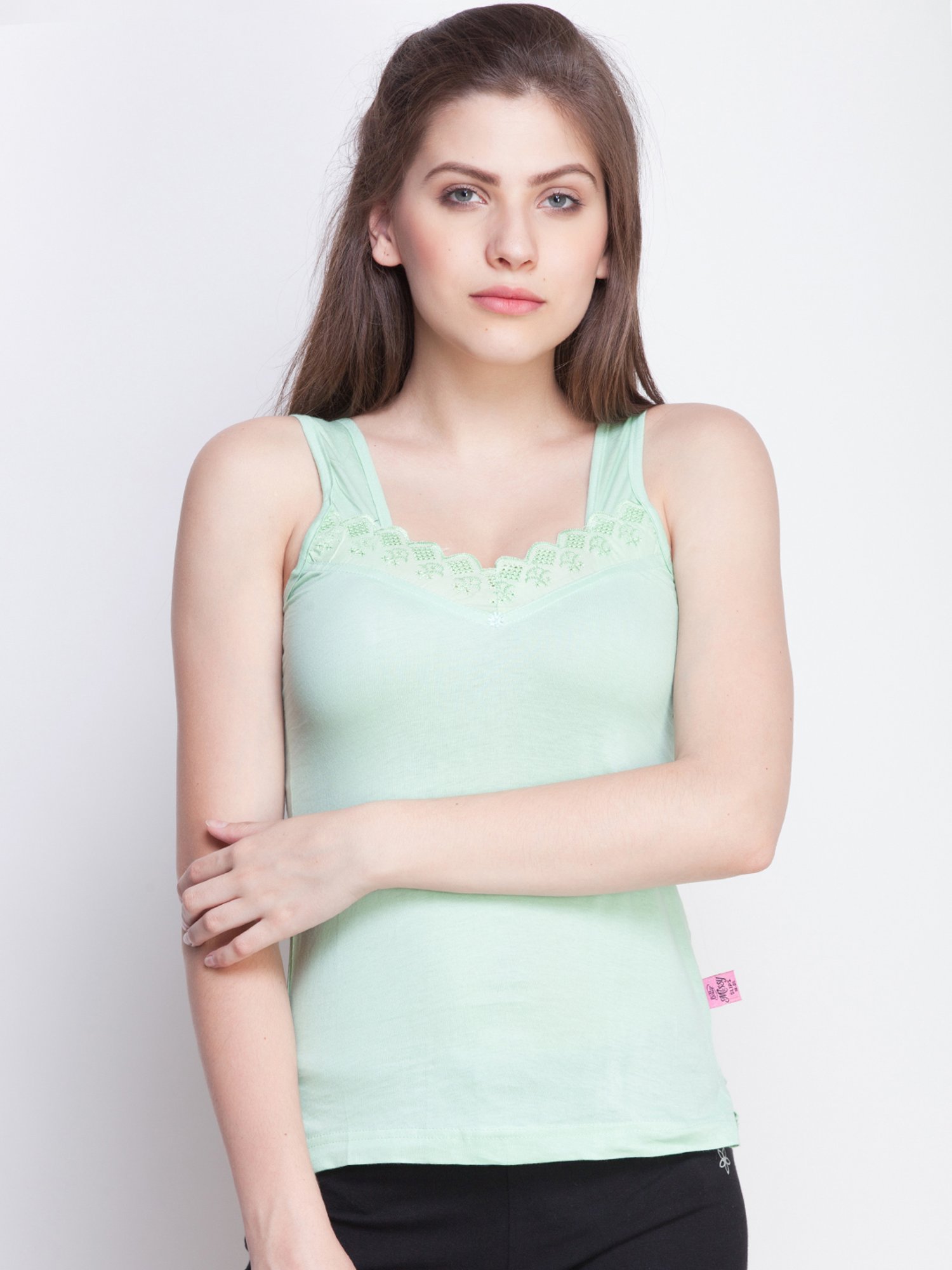 Dollar Missy Assorted Cotton Camisole - Pack of 3