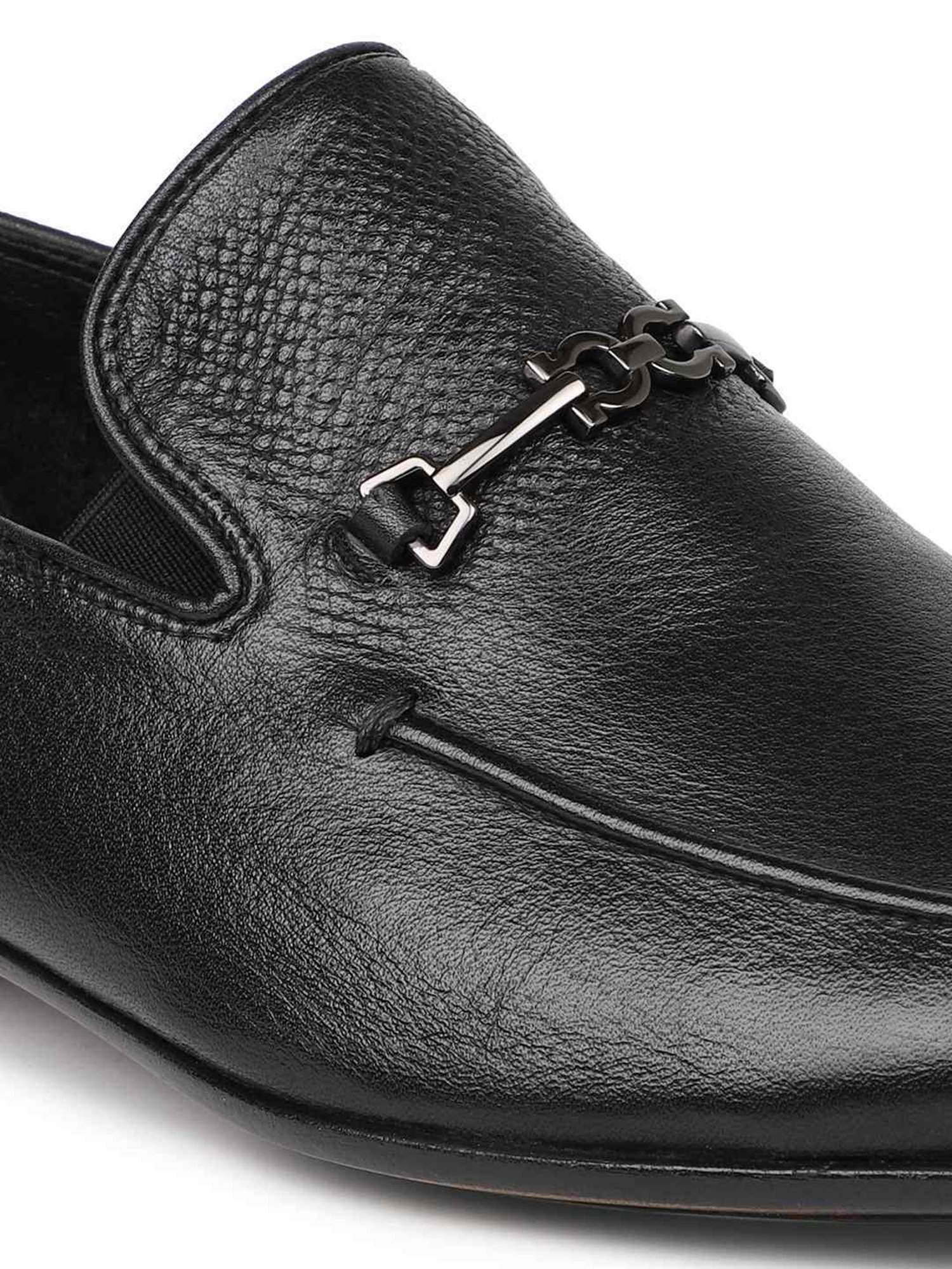 Atesber by Inc.5 Men's Black Formal Loafers