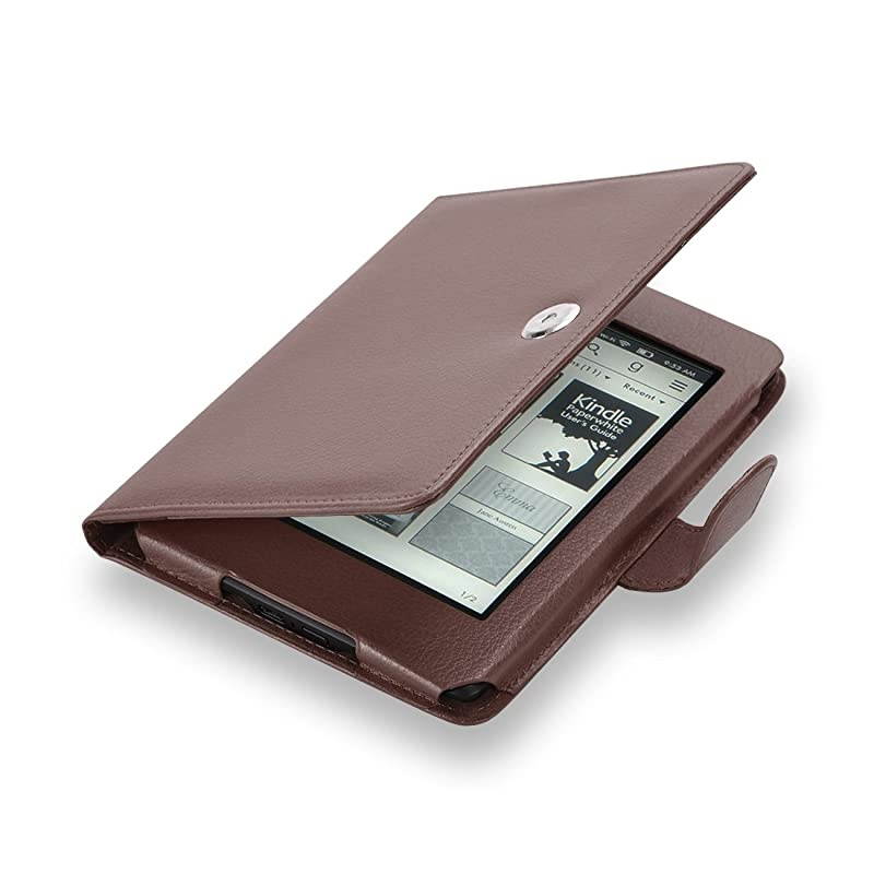 for Kindle 10th Generation Case - Premium Folio Case for All-New Kindle (10th Generation, 2019) (Kindle 10th Generation, Brown)