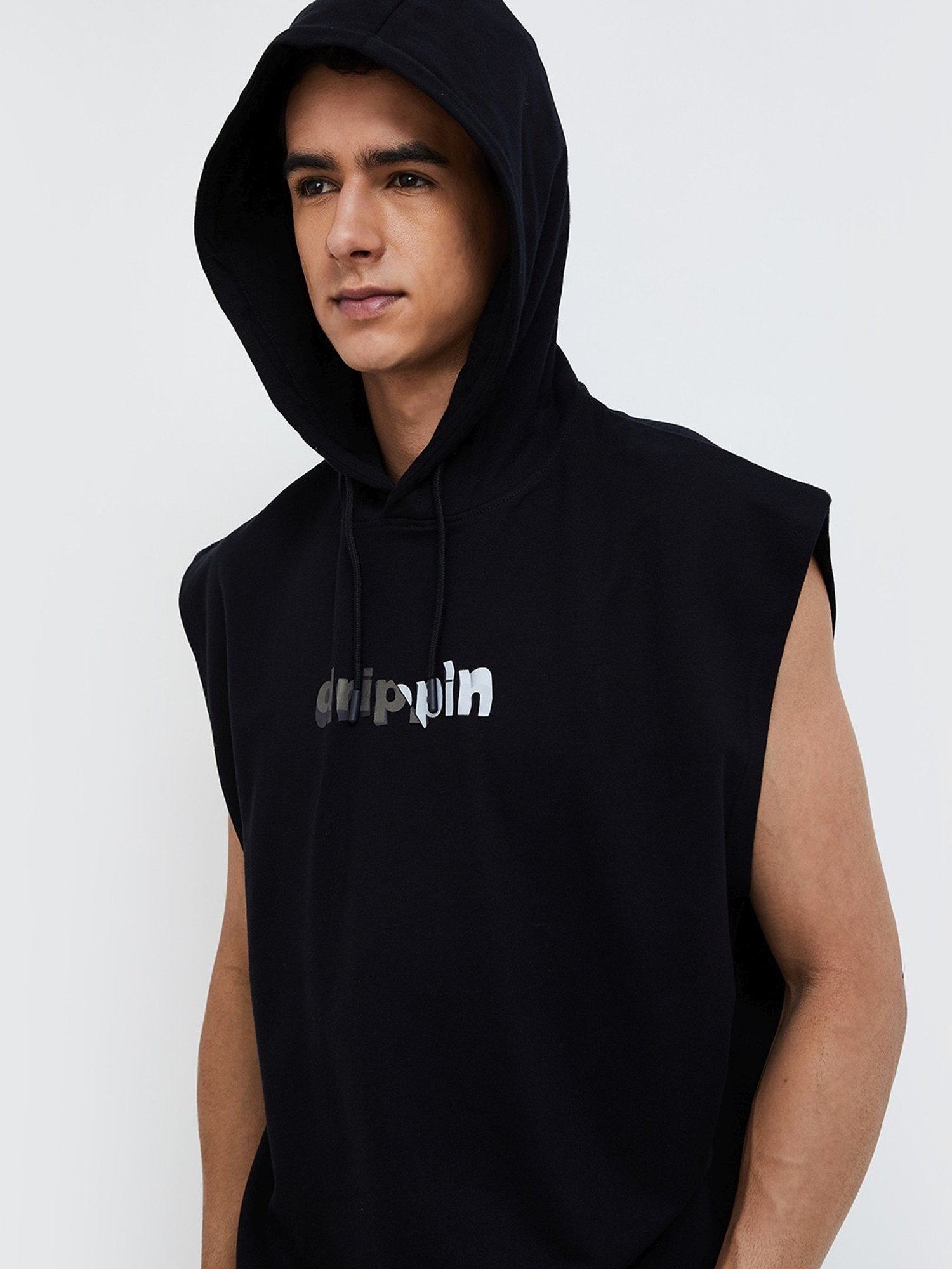 Forca Black Regular Fit Printed Sweatshirt