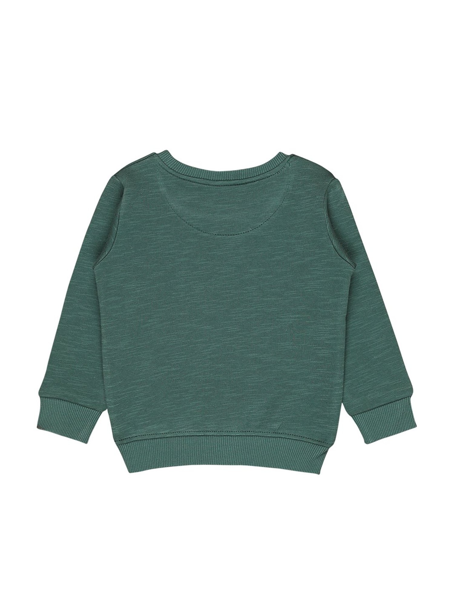 Bodycare Kids Green Printed Full Sleeves Sweatshirt