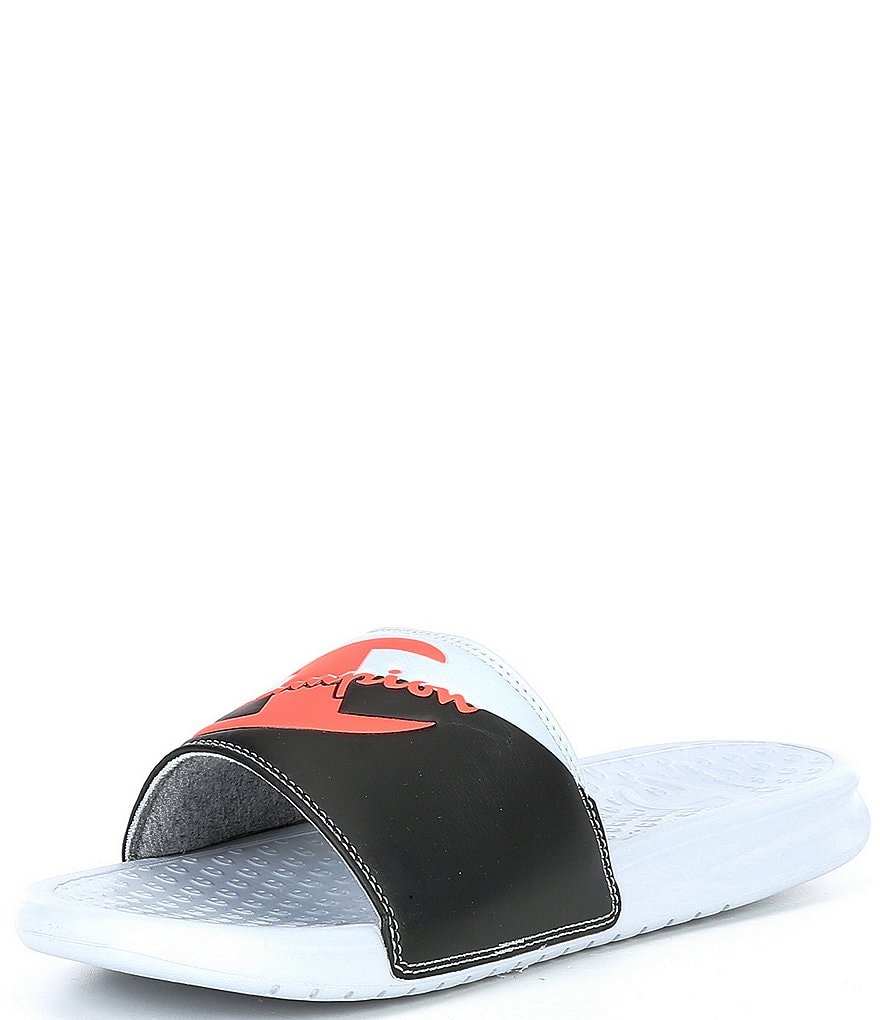 Champion Men's 50/50 Super Logo Slides