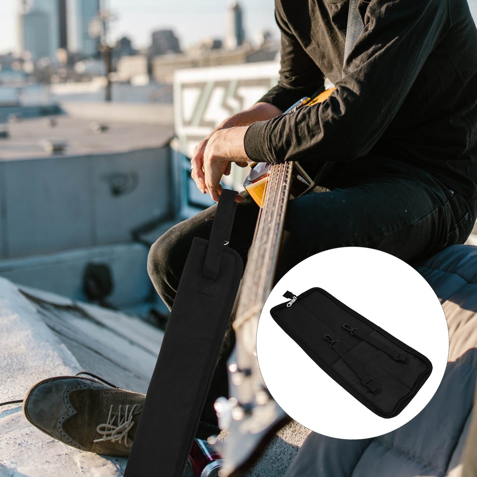 Portable Drum Stick Bag Thicken Drumsticks Package Storage Case Accessory