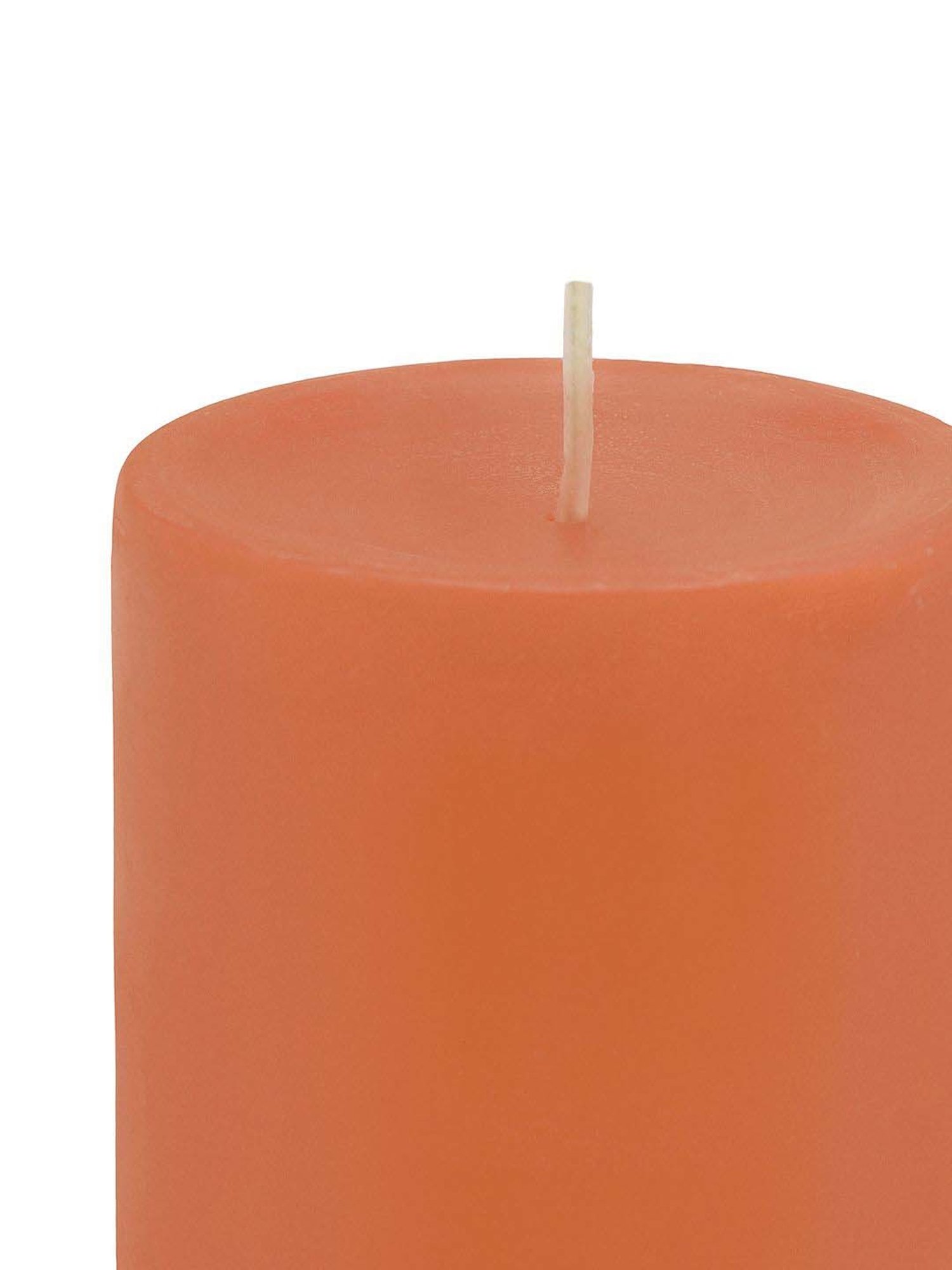 Pure Home and Living Orange Vanilla Fluer Large Pillar Candle