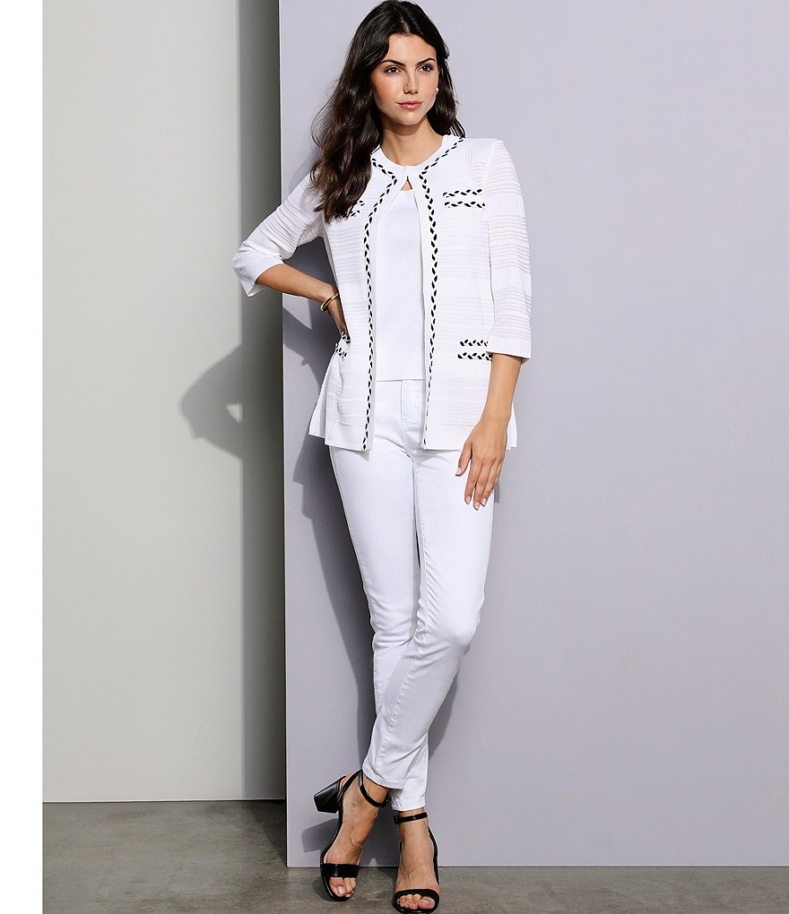 Ming Wang Scoop Neck Sleeveless Washable Tank