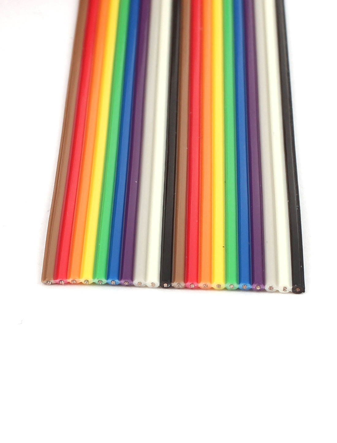 Unique Bargains 1mm Pitch 20pin 20 Wire Colorful Flat IDC Ribbon Cable Cord 26mm Wide 2M 6.5Ft