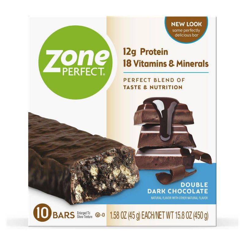 ZonePerfect Protein Bar Double Dark Chocolate - 10 ct/15.8oz