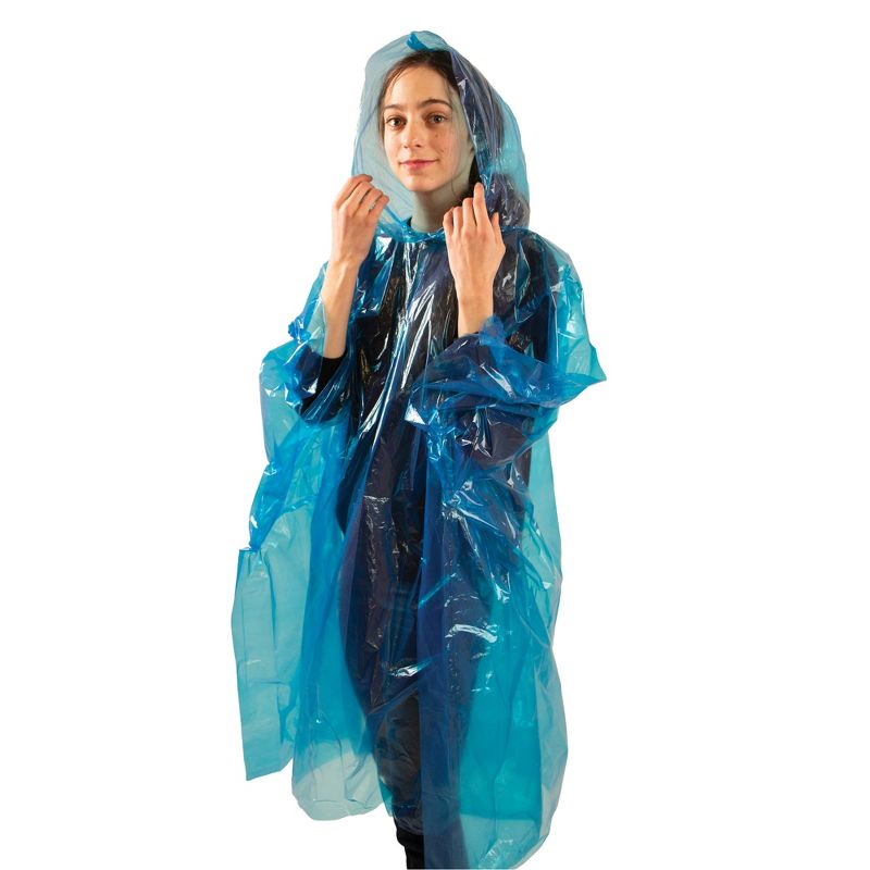 Stansport Emergency Hooded Poncho - 6 Pack