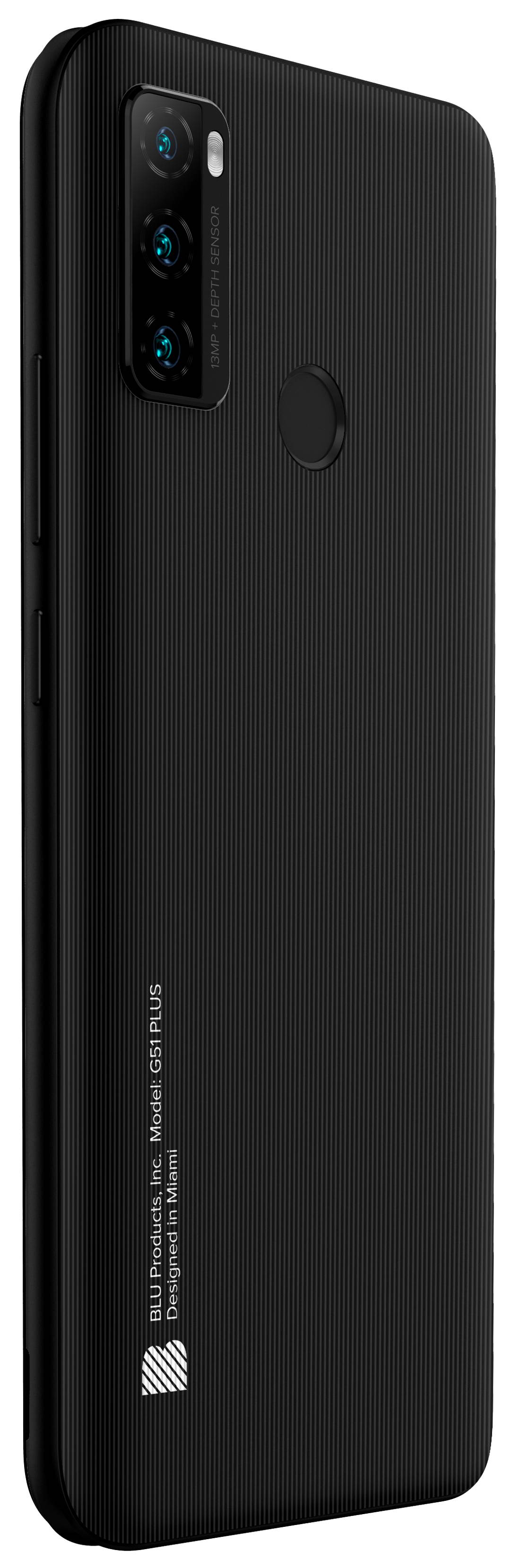 BLU G51 Plus G0510WW 64GB GSM Unlocked Android Smartphone - Black