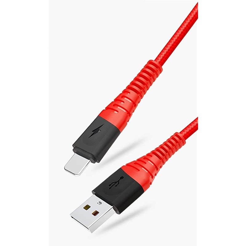 Nylon Braided Lightning Cable  1FT Short Charging and Sync Cable for Apple iPhone Xs MAXXSXRX 8 Plus 7 Plus 6S 6 Plus 5S SE iPad Pro Air Mini 234 97 105 129 inches 2019 2018