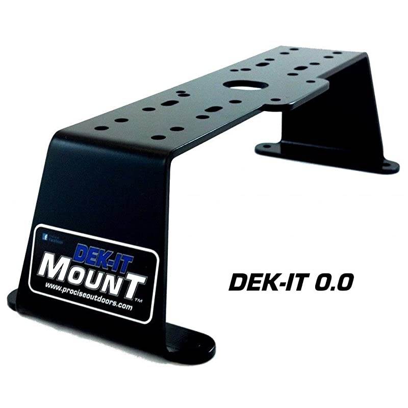 DEKit 00 Fish Finder Mount Tournament Grade Electronics Mount Boat Fishfinder Mounting Kit Works with Most Marine Depth Finders amp Locators Proudly Made in The USA by